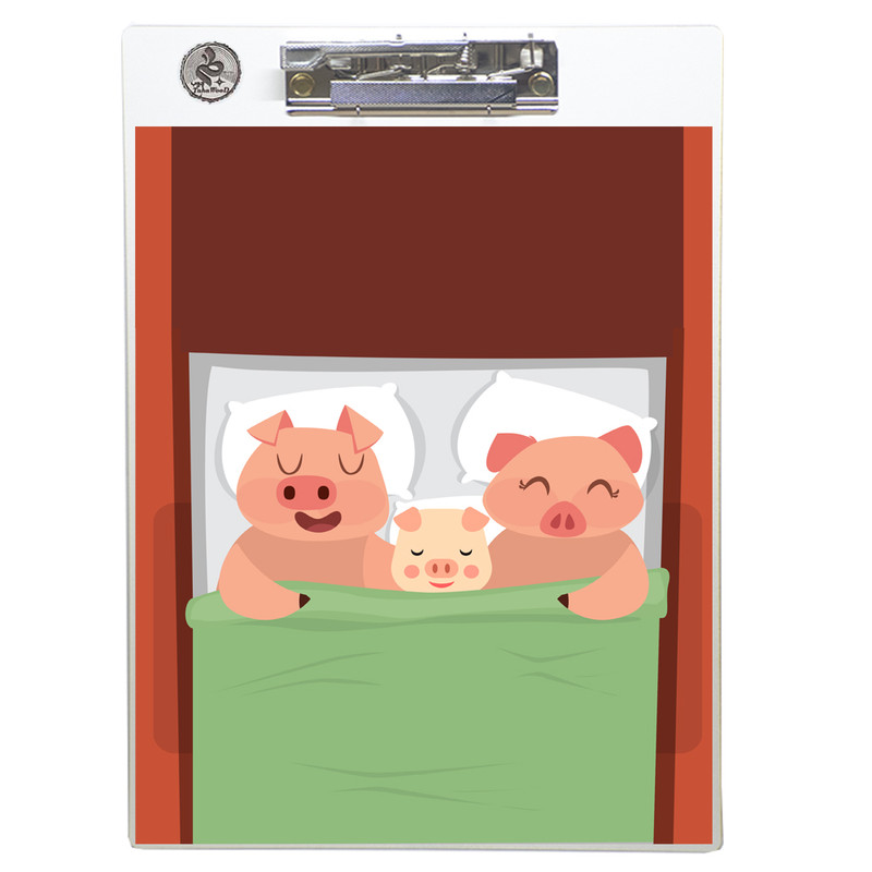 تخته شاسی طه چوب مدل Pig 01 سایز A4