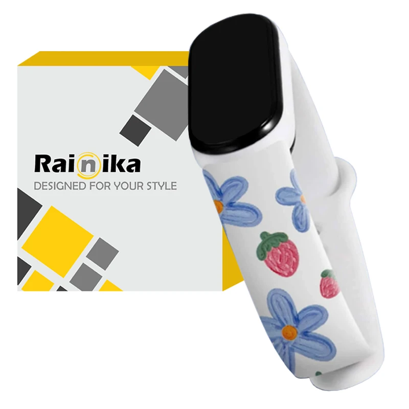 بند رینیکا مدل 7-Strawberry MI مناسب برای مچ بند هوشمند شیائومی 7 Mi Band