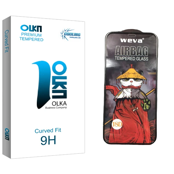 محافظ صفحه نمایش شیشه ای کولینگ مدل Olka Pro_Airbag مناسب برای گوشی موبایل اپل iPhone 11 Pro Max