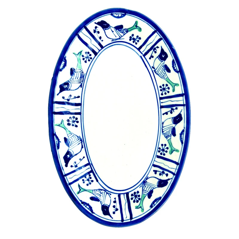 ديس بيضي چيني ميبدمرواريد مدل مرغي ساده کدB