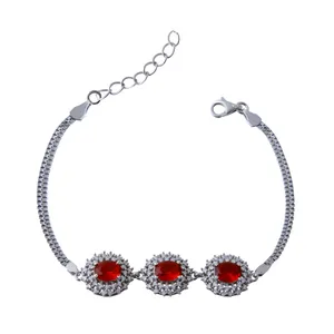    دستبند نقره زنانه بازرگانی میلادی کد DP_130