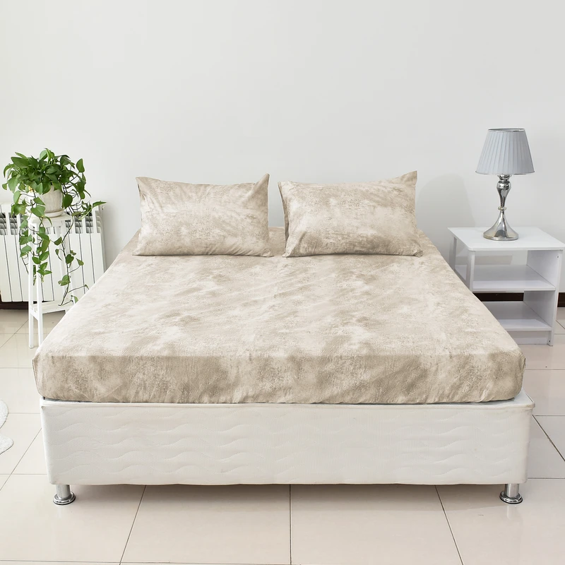 سرویس ملحفه بومرنگ مدل HaleNew-160 دونفره 3 تکه