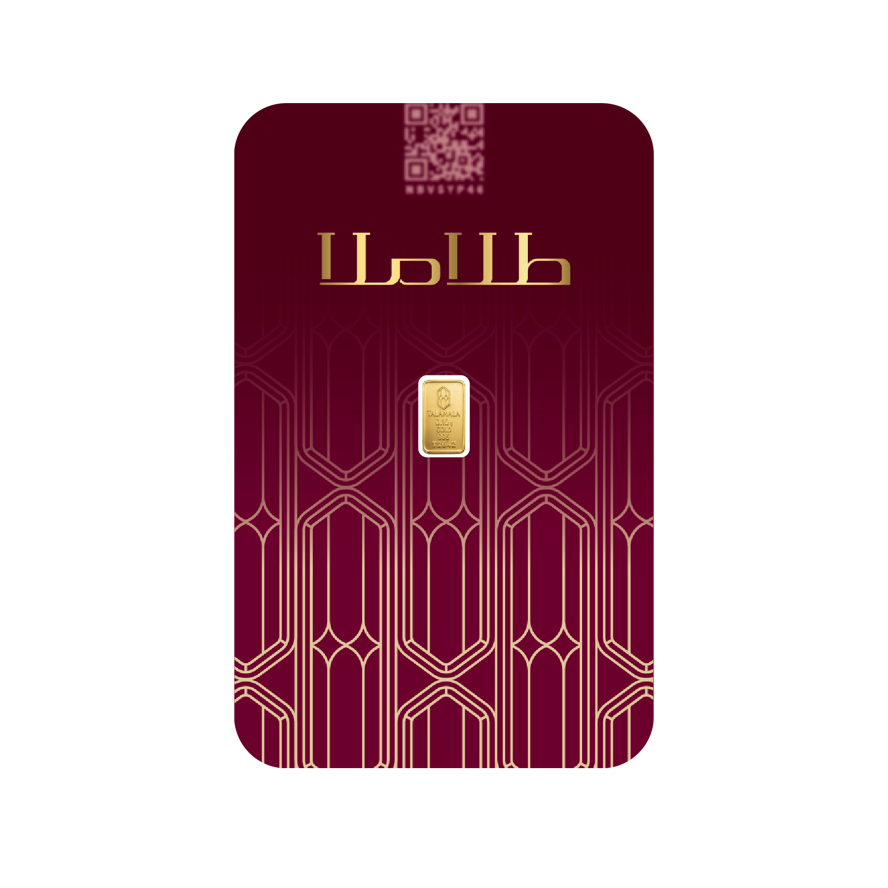 شمش طلا 24 عیار طلا ملا مدل TM0.1