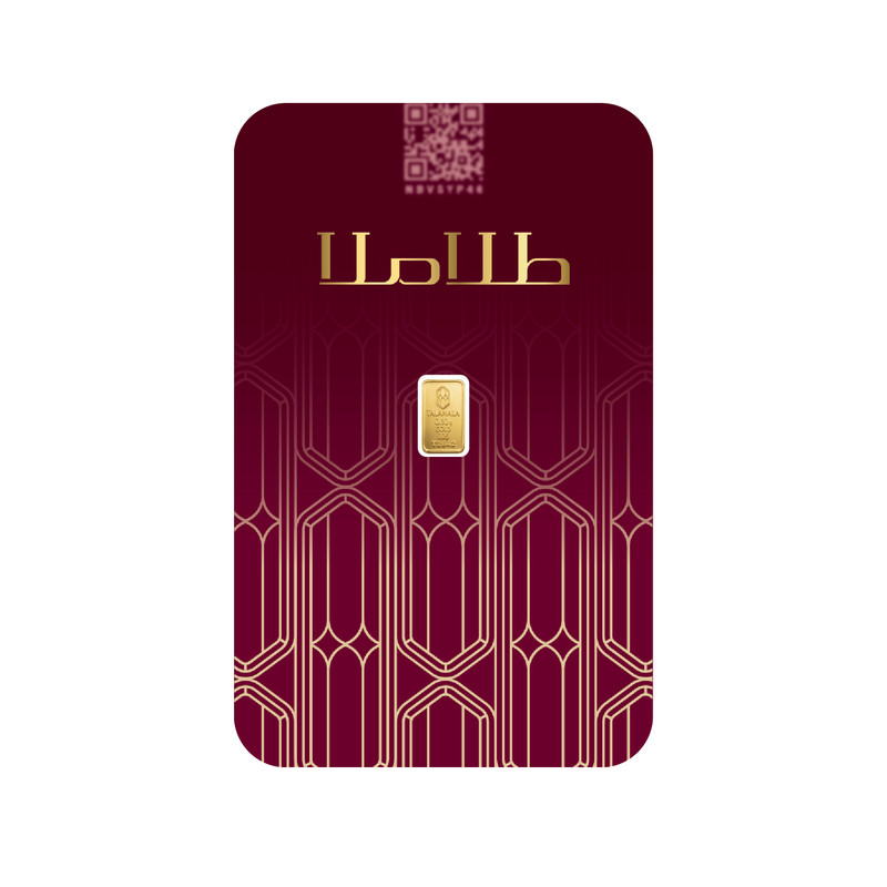 شمش طلا 24 عیار طلا ملا مدل TM0.1 - 2