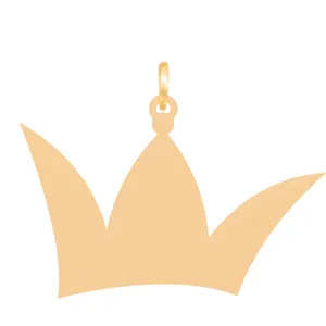 آویز گردنبند طلا 18 عیار زنانه باراد زر مدل تاج BZ167