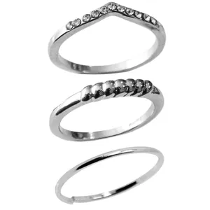 بند انگشتی زنانه کد RKH_1218 مجموعه 3 عددی