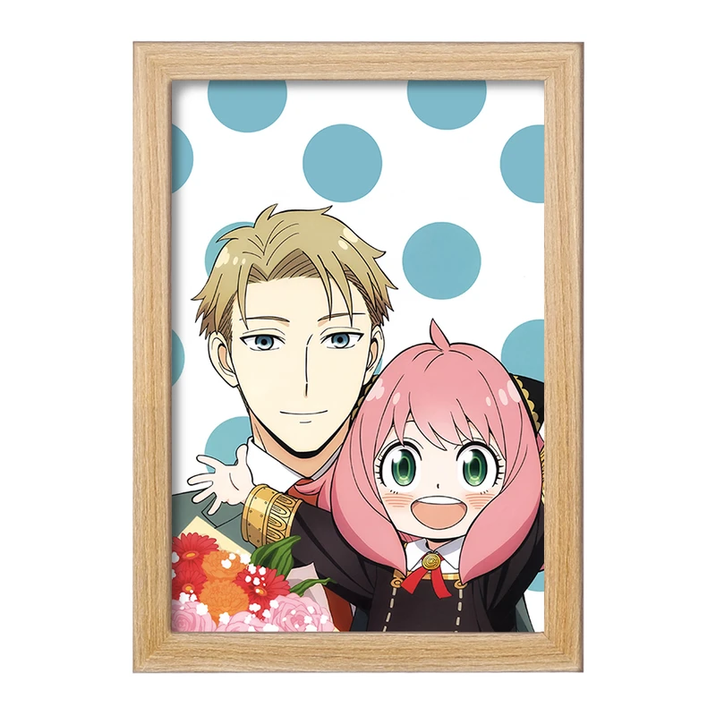 تابلو خندالو مدل آنیا و لوید فورجر انیمه اسپای ایکس فمیلی Spy x Family  کد 15551