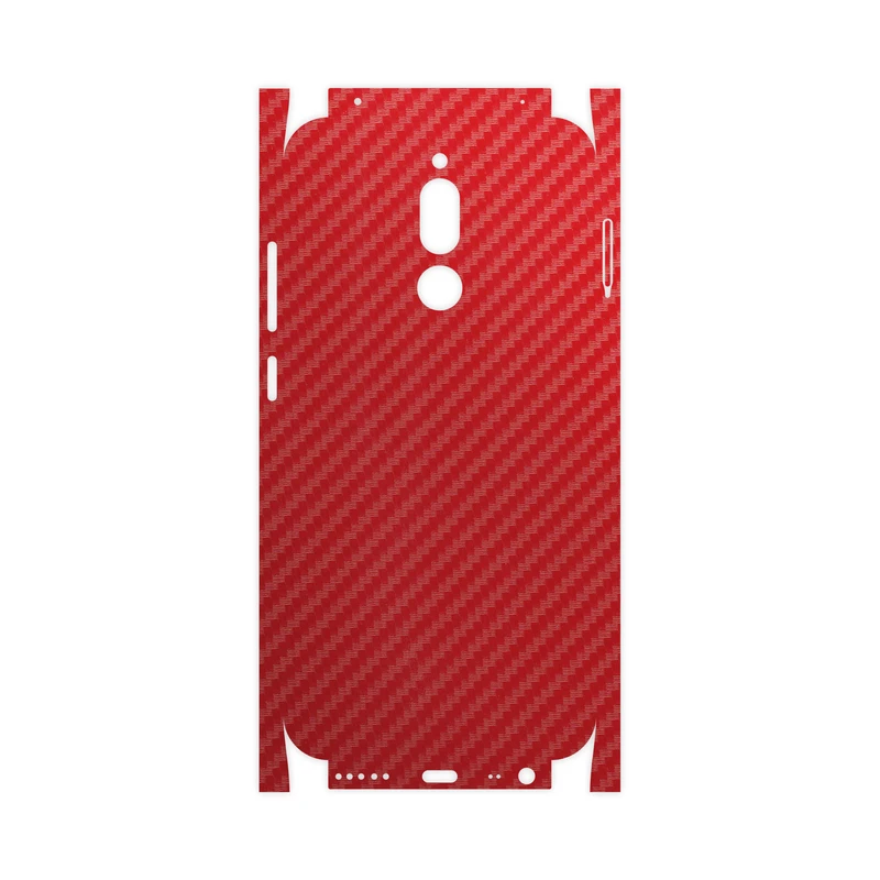 برچسب پوششی ماهوت مدل Red-Fiber-FullSkin مناسب برای گوشی موبایل شیائومی Redmi 8