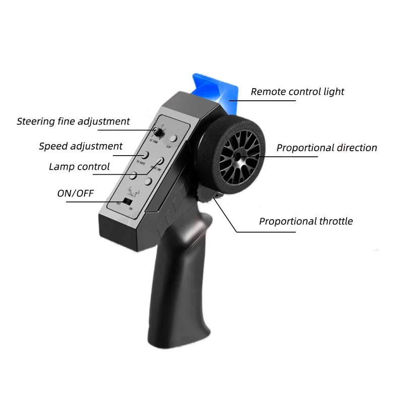 ماشین بازی کنترلی مدل جیپ آفرود طرح 4x4 Jeep کد MN-128