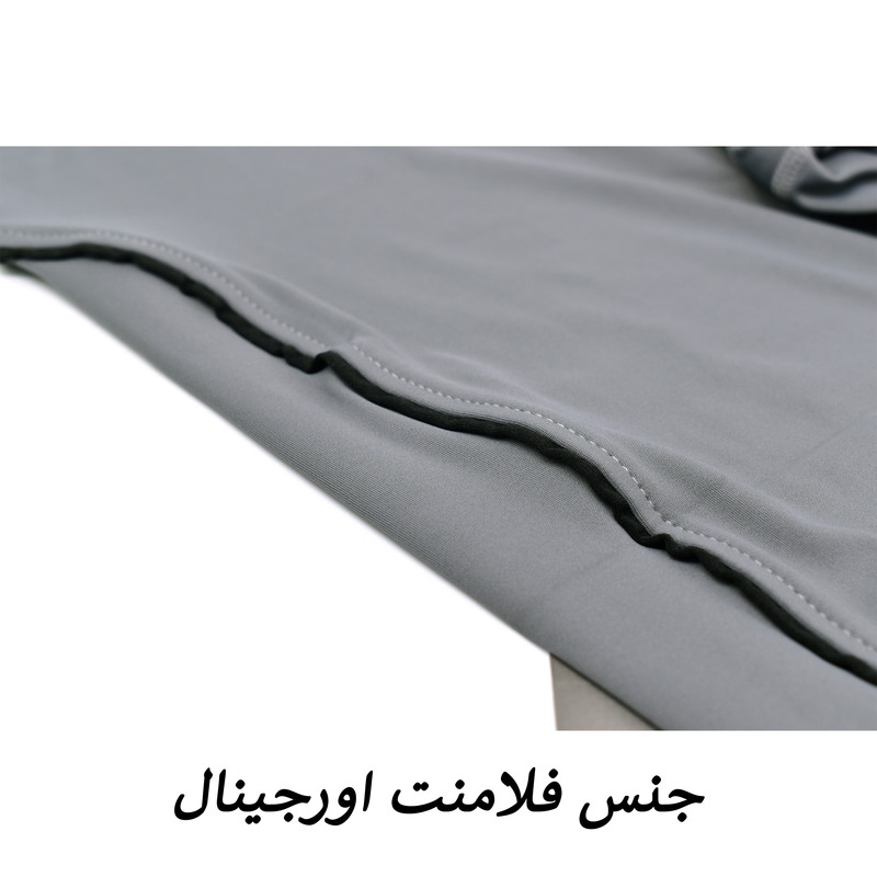 ست تاپ و لگینگ ورزشی زنانه مدل ملورین کد M5218 رنگ طوسی