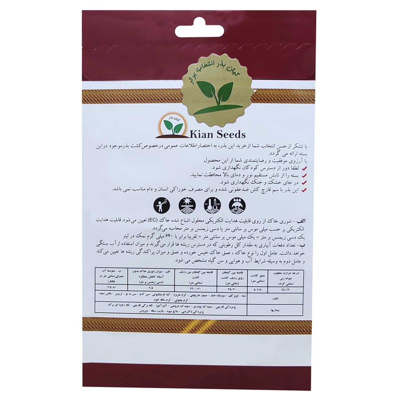 بذر خربزه خاتونی کیان بذر کد KBZ-28
