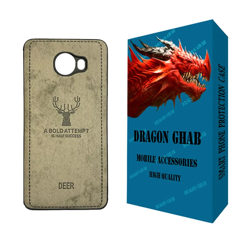 کاور دراگون قاب مدل گوزنی مناسب برای گوشی موبایل سامسونگ Galaxy C7