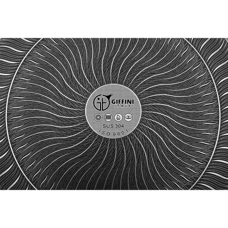 عکس شماره 5 : سرویس قابلمه و تابه 9 پارچه استیل جی فی نی مدل 09