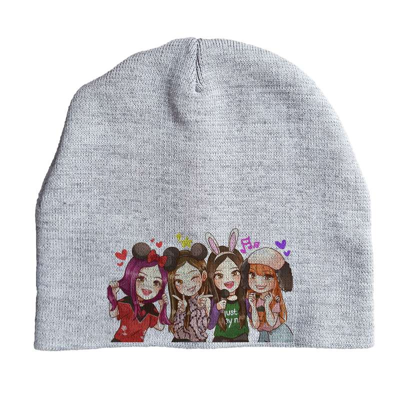 کلاه بافتنی مدل black pink 016