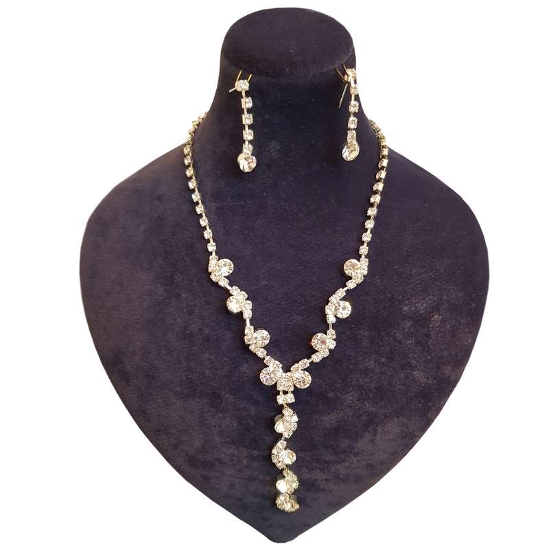 نیم ست زنانه مدل کریستالی کد 110012