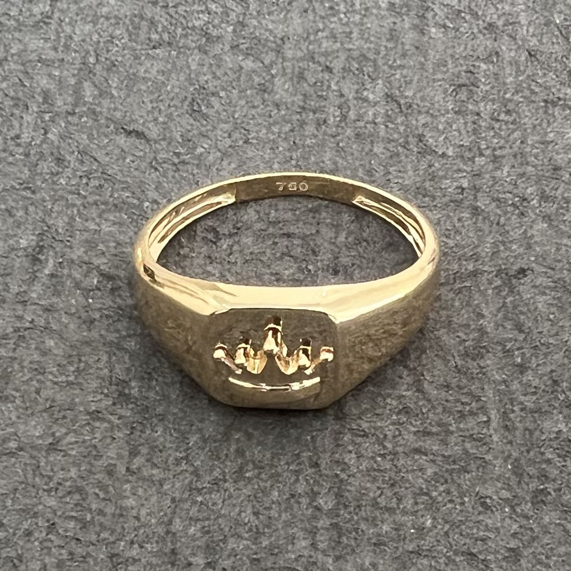 انگشتر طلا 18 عیار مردانه دوست خوب مدل dk234 - - 1