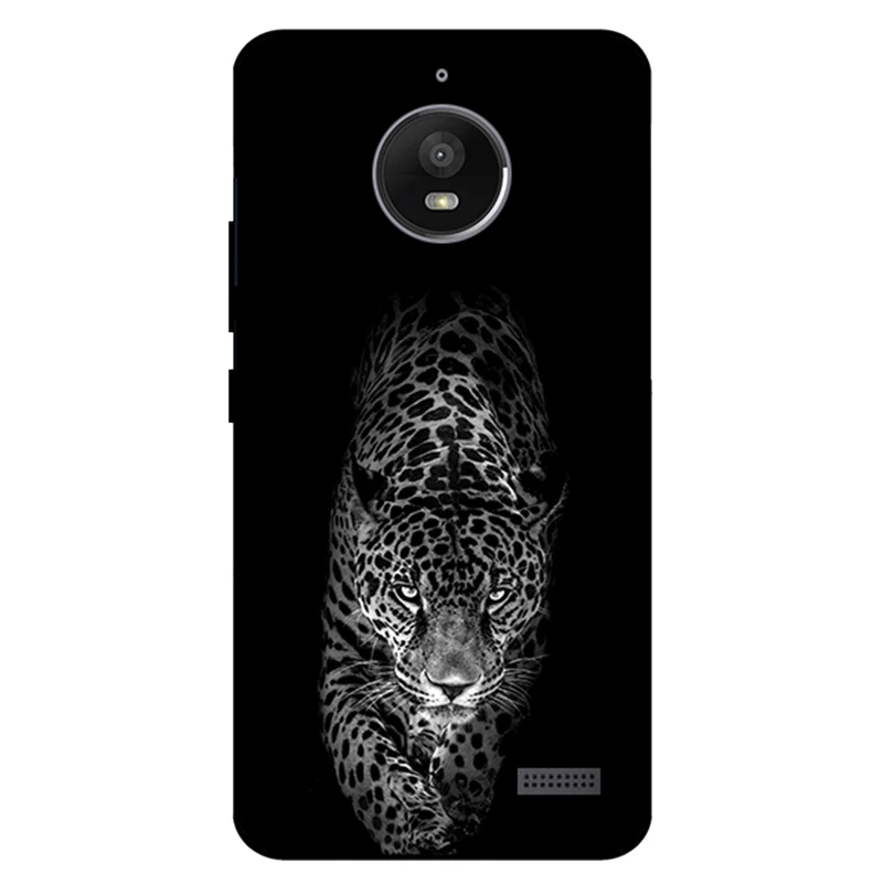 کاور مگافون طرح پلنگ مدل 1879 مناسب برای گوشی موبایل موتورولا Moto E4