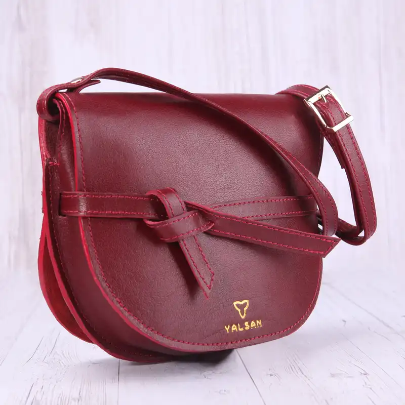 کیف دوشی زنانه چرم یلسان مدل برکه کد BRK-035-BS