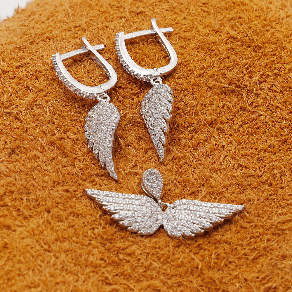 نیم ست نقره زنانه مدل GTA-421