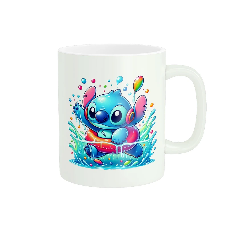 ماگ پادآفرین مدل کارتون استیچ و لیلو Stitch کد PM3878