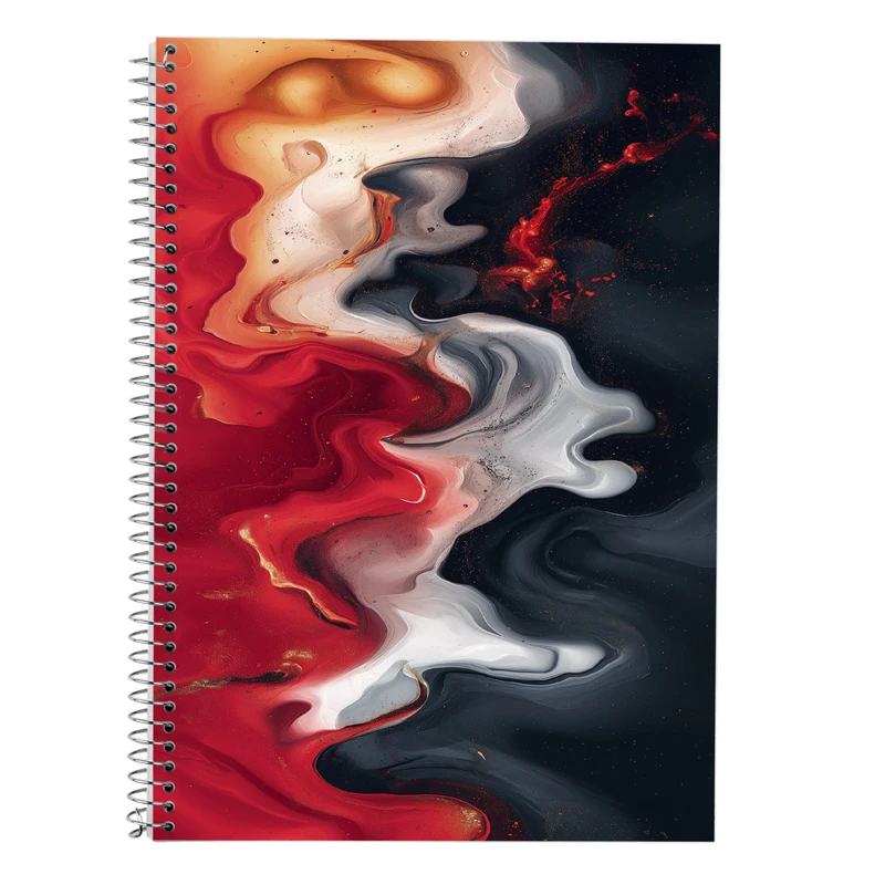 دفتر زبان 50 برگ مدوپد مدل دو خط طرح فانتزی کد DF14398