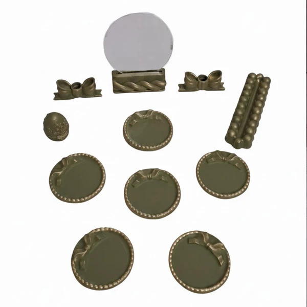 مجموعه ظروف هفت سین 12 پارچه مدل پاپیونی مدرن مینیمال فانتزی کد 01