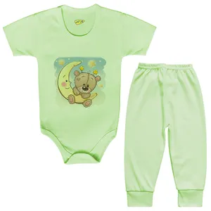 ست بادی و شلوار نوزادی کارانس مدل BSTG-3258