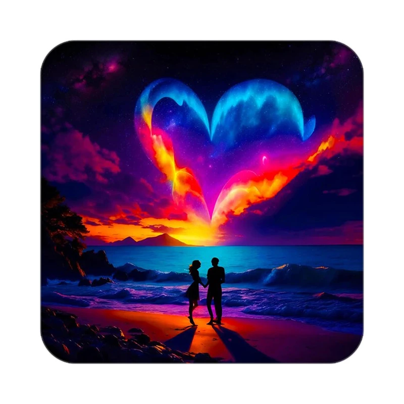 زیر لیوانی کاکتی مدل عاشقانه کد mp11709