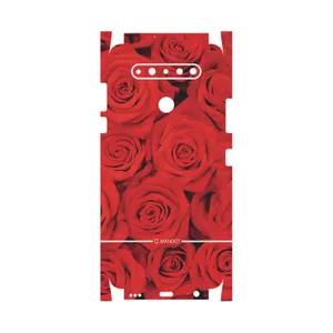 MAHOOT Red-Flower-FullSkin Cover Sticker for LG K51S
