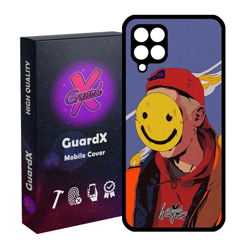 کاور گارد ایکس طرح Girl مدل Glass10342 مناسب برای گوشی موبایل سامسونگ Galaxy A12