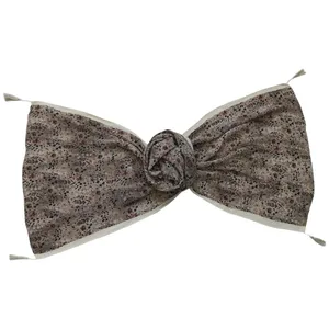 شال زنانه مدل پلیسه ریز لمه گلدار 2025