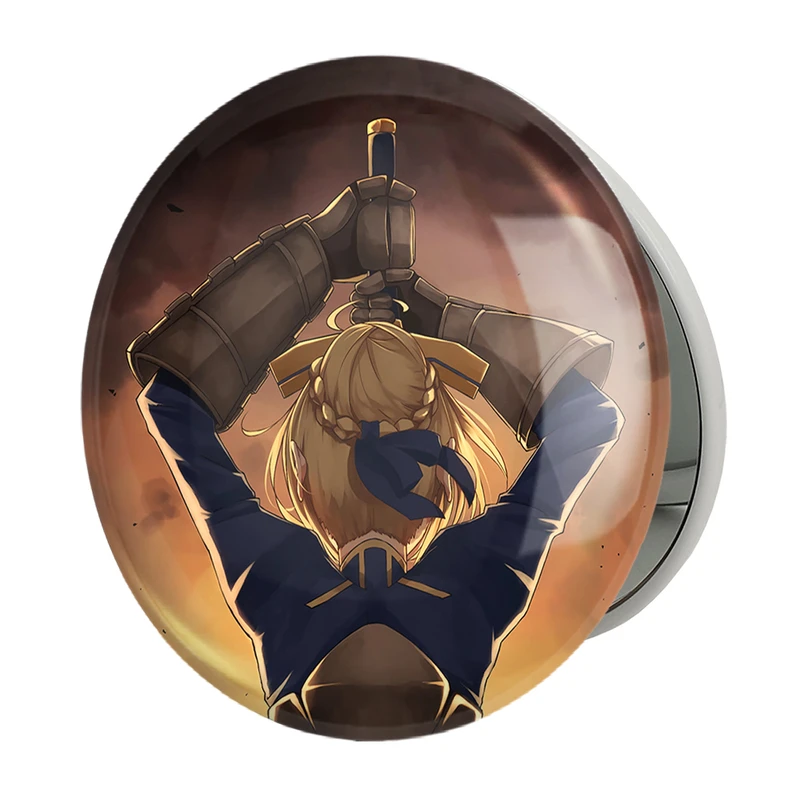 آینه جیبی خندالو طرح التر انیمه فیت استی نایت Fate Stay Night مدل تاشو کد 22792 