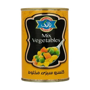 کنسرو سبزی مخلوط رازک - 420 گرم