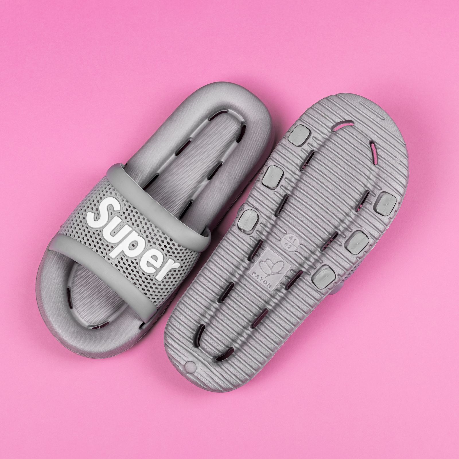 دمپایی مردانه پایون مدل Super GRY.1706 -  - 3