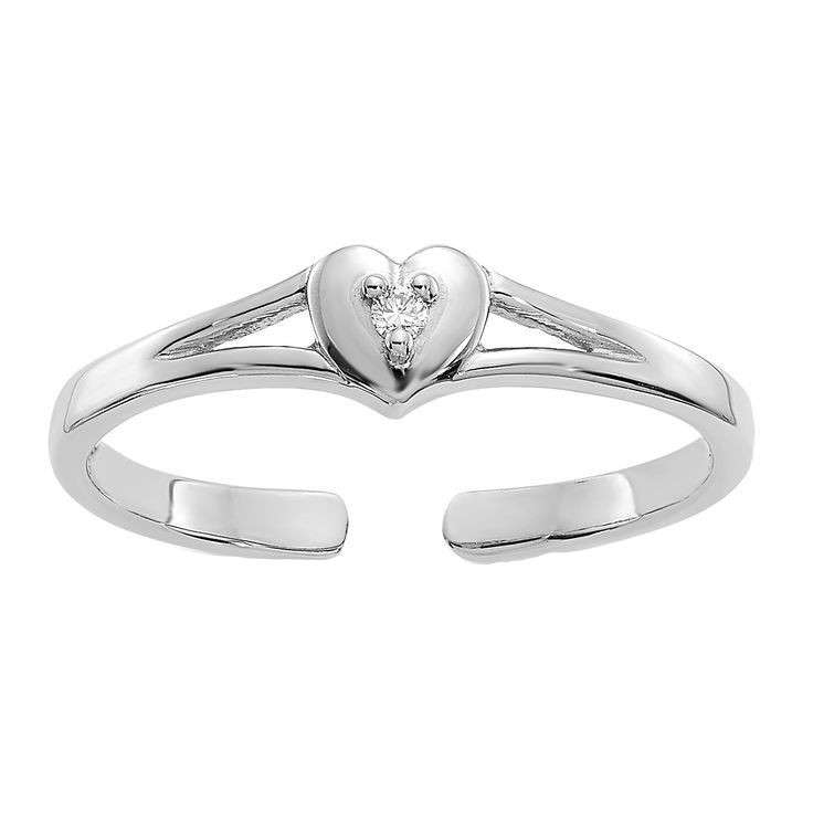   انگشتر نقره زنانه قیراط طرح قلب کد GH4289