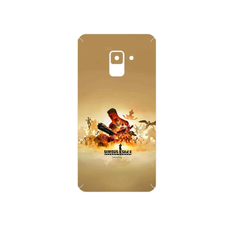 برچسب پوششی ماهوت مدل Serious Sam Game Series مناسب برای گوشی موبایل سامسونگ Galaxy A8 2018