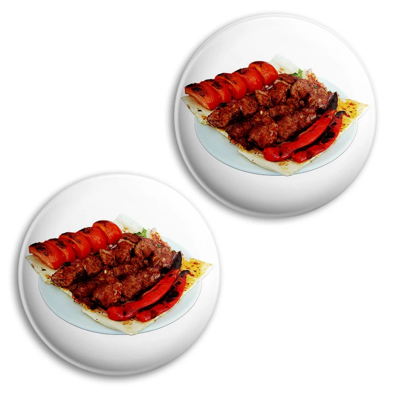 مگنت پرمانه طرح کباب کد pmag2.35339 مجموعه 2 عددی