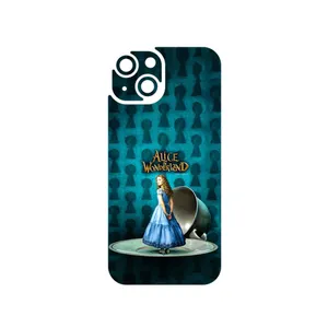 MAHOOT Alice in Wonderland Cover Sticker for Apple iPhone 15