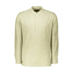 پیراهن آستین بلند مردانه پاتن جامه مدل 102721010005121 یقه فرنچ