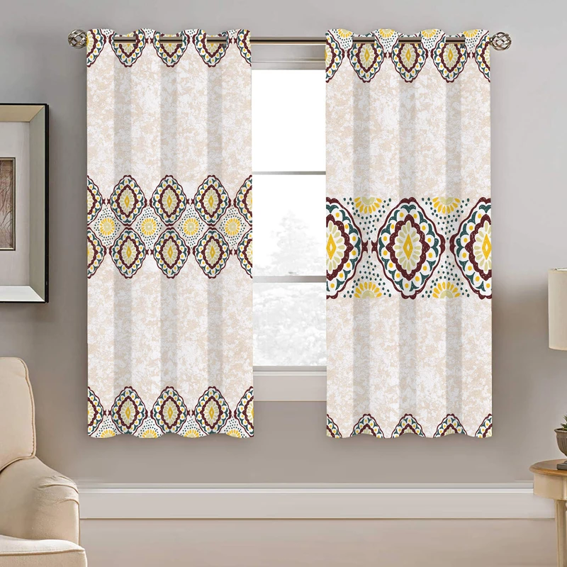 پرده نیروانا طرح سنتی  مدل هازان کد 4738      سایز 140×200 سانتی متر