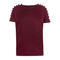 تی شرت آستین کوتاه زنانه مدل نواری کد 02