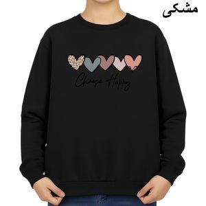 سویشرت زنانه مدل قلب ها کد v3