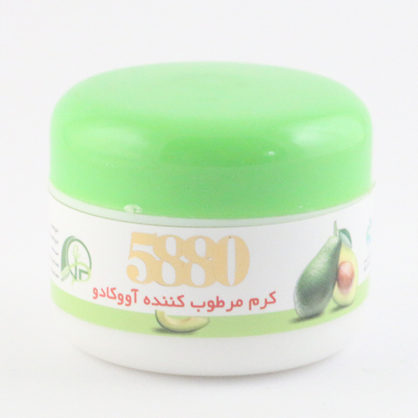 کرم مرطوب کننده پنجاه و هشت هشتاد مدل آوواکادو حجم 50 میلی لیتر