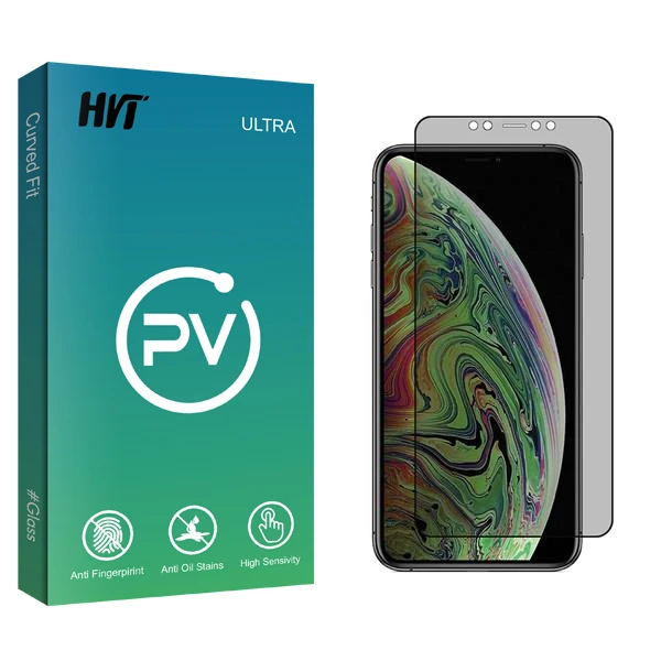 محافظ صفحه نمایش حریم شخصی اچ وی تی مدل PV2 مناسب برای گوشی موبایل اپل iPhone XS Max