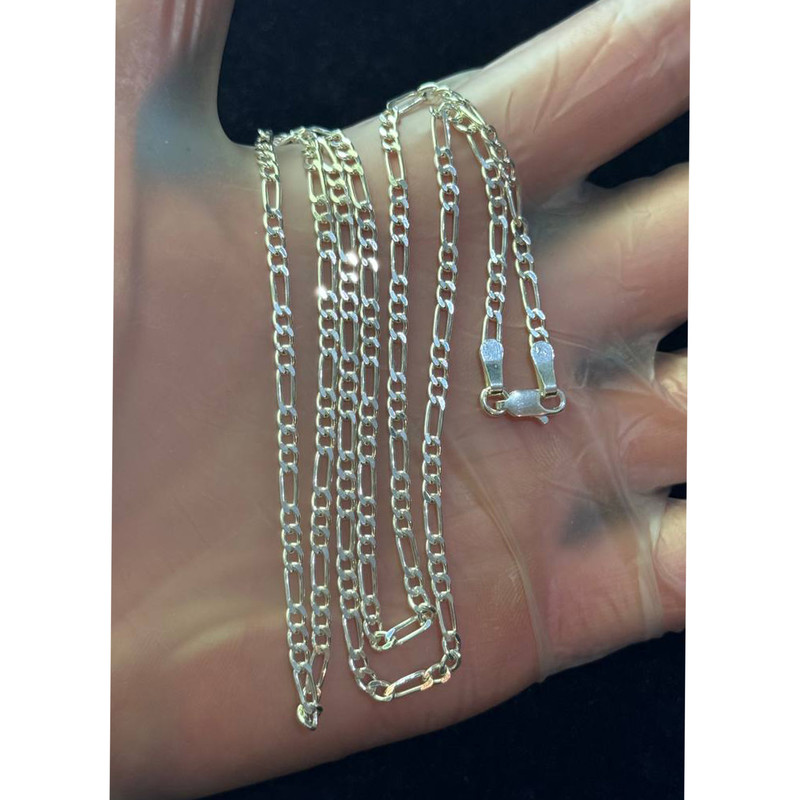 زنجیر نقره مردانه مدل فیگارو کد italy11 زنجیر نقره مردانه مدل فیگارو کد italy11