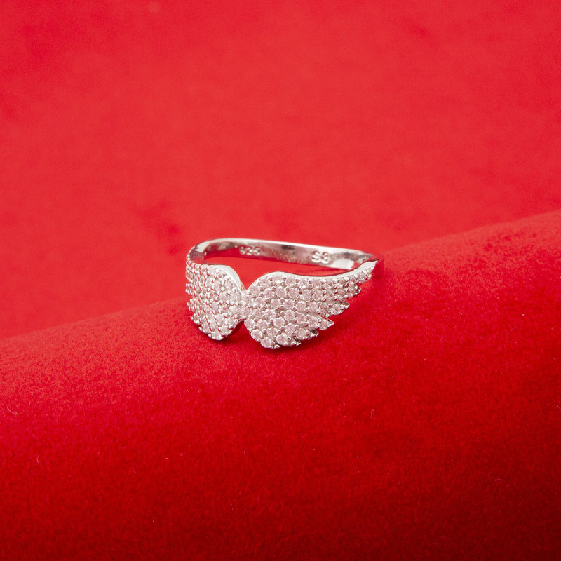 انگشتر نقره زنانه مدل بال فرشته AMT-R170