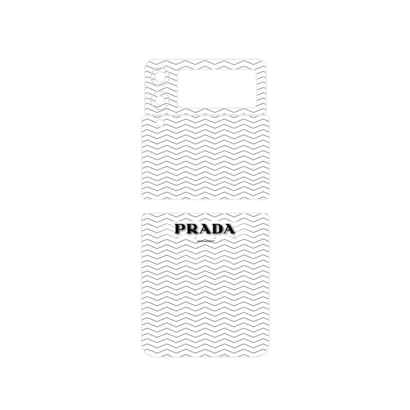 برچسب پوششی ماهوت مدل Prada مناسب برای گوشی موبایل سامسونگ Galaxy Z Flip3 5G