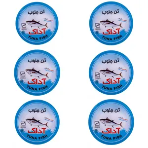 کنسرو ماهی تن در روغن گیاهی آداک - 180 گرم بسته 6 عددی