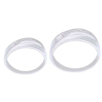 راهنمای خرید انواع مدل ست حلقه ازدواج طلا و نقره، پلاتین و برلیان - ست حلقه ازدواج و پشت حلقه، تک نگین ساده، طلا سفید و زرد