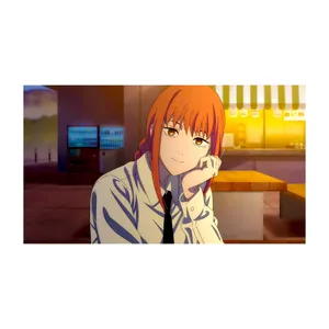 استیکر لپ تاپ و موبایل مدل انیمه طرح مرد اره ای ماکیما Chainsaw Man Makima کد 3260